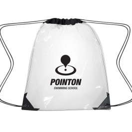 Custom Clear Drawstring Bags