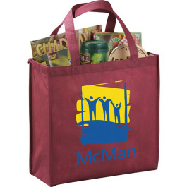 Imprinted Main Street Shopper Tote