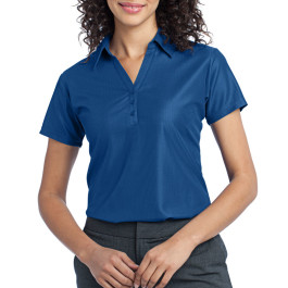 Port Authority Ladies Vertical Pique Polo