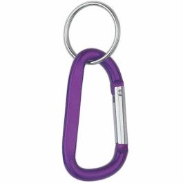 Logo 8mm Carabiner With Split Ring