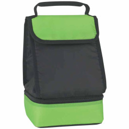 Logo Dual Compartment Lunch Bag