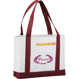 Monogrammed Large Boat Tote Bag