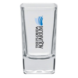 Personalized 2.8 oz. Square Shooter/Desert Glass