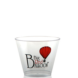 9 oz. Clear Plastic Rocks Cups