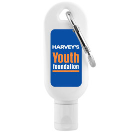 Promotional Carabiner Sunscreen