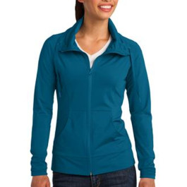 Sport-Tek Ladies Sport-Wick Stretch Zip Jacket