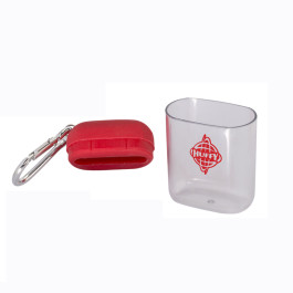 Printed Budget Bluetooth® Earbuds in Carabiner Case