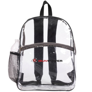 Custom Clear Zipper Transparent Backpack