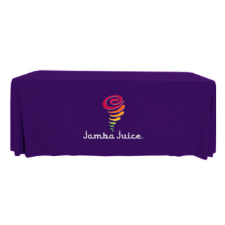 Full Color 6' Custom Table Covers - Throw Style