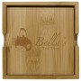 Bamboo Coaster Set