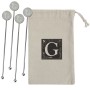 Stainless Steel Cocktail Stirrers Set