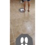 13" X 13" Social Distancing Floor Mat