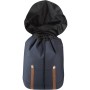 Flap Drawstring Backpack