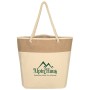 Burlap Rope Tote Bag