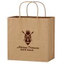 Kraft Paper Brown Wine Bag - 13" X 13"