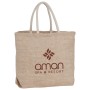 Herringbone Jute Tote
