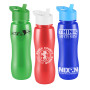 Customizable Slim Grip-M 25 oz. Metalike Bottle with Flip Straw Lid