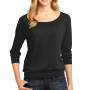 District Made - Ladies Modal Blend 3/4-Sleeve Raglan