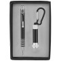 Imprinted Pen & LED Flashlight Key Chain