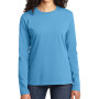 Port & Company Ladies Long Sleeve 5.4-oz 100% Cotton T-Shirt (Apparel)