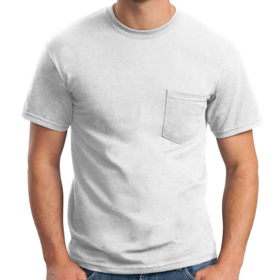 Gildan Ultra Cotton Poly Pocket T-Shirt