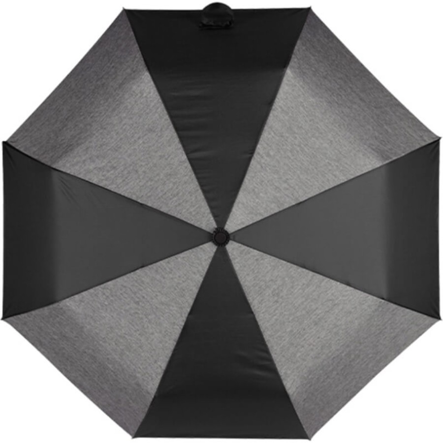 42" Arc Heathered Telescopic Folding Umbrella