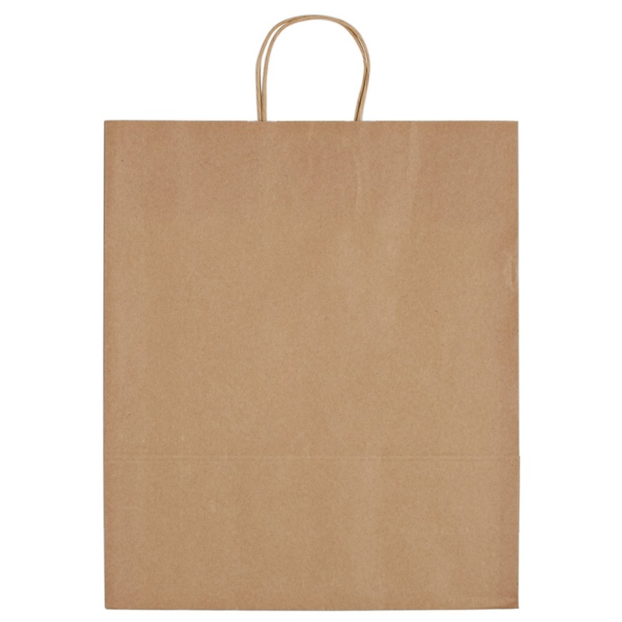 Kraft Paper Brown Shopping Bag - 16" x 19"