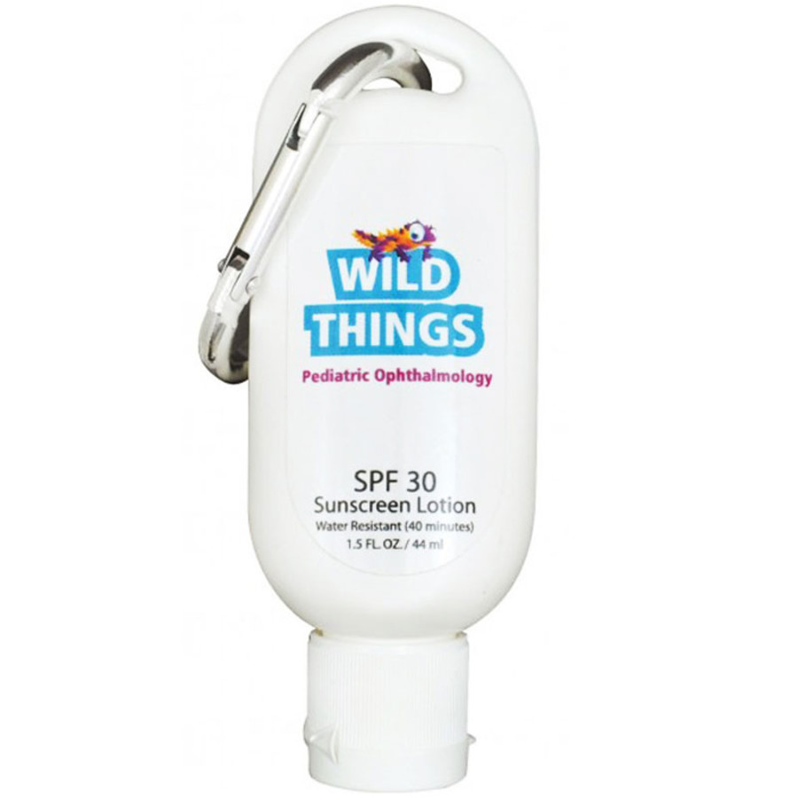 Custom 1.5oz. SPF 30 Sunscreen Tottle with Clip