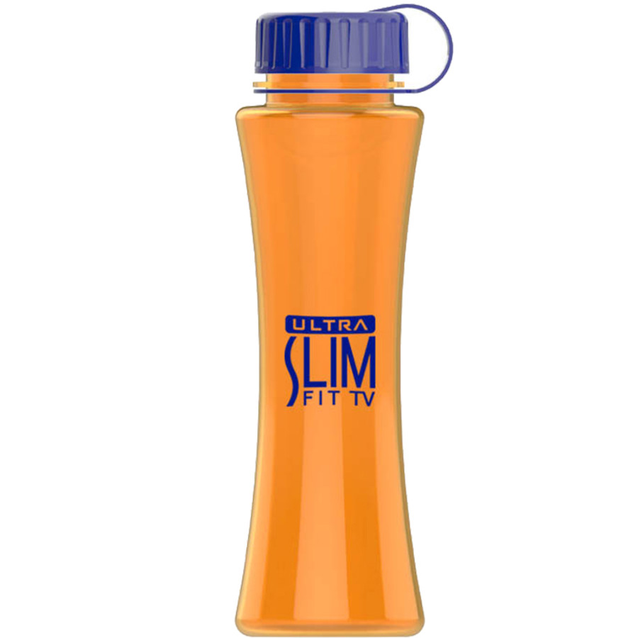 Printed Curve 17 oz. Tritan Bottle with Tethered Lid