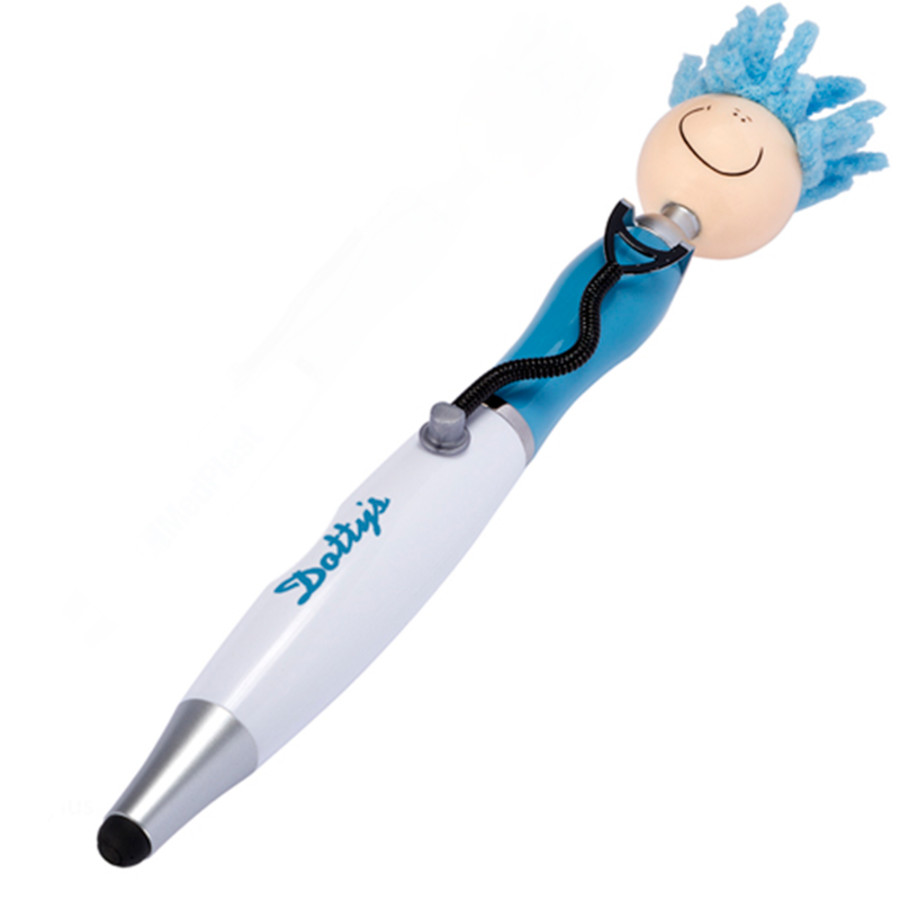 Imprinted MopTopper™ Screen Cleaner with Stethoscope Stylus Pen