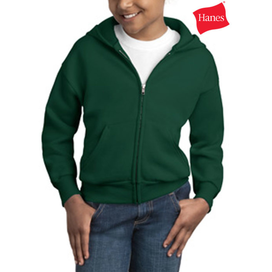 Hanes Youth Full Zip Sweatshirt