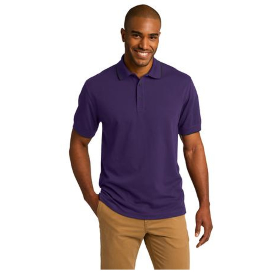 Port Authority Rapid Dry Tipped Polo1