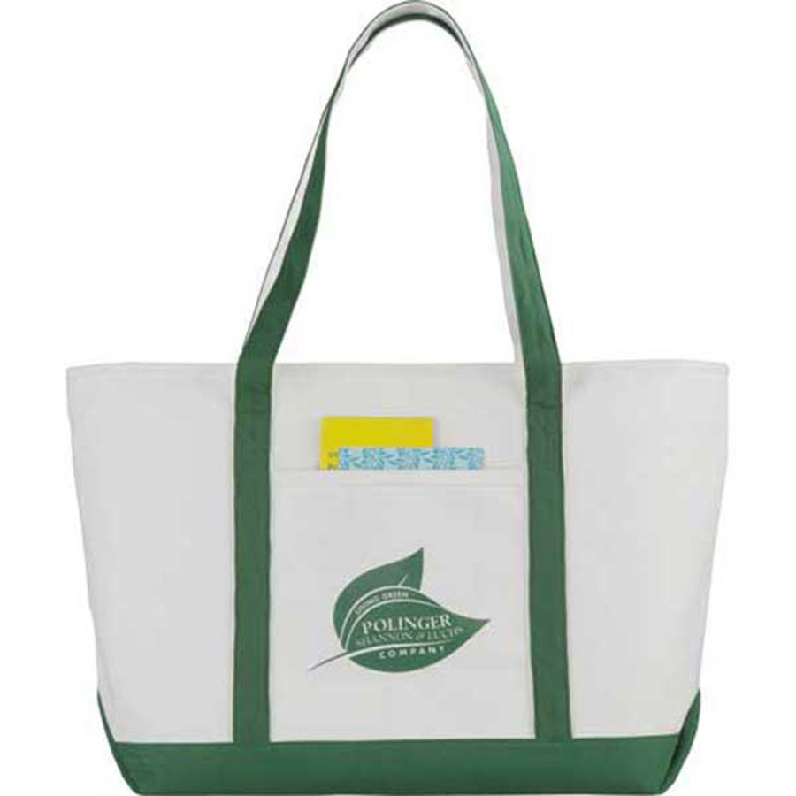 Premium Heavy Weight Cotton Zippered Boat Tote