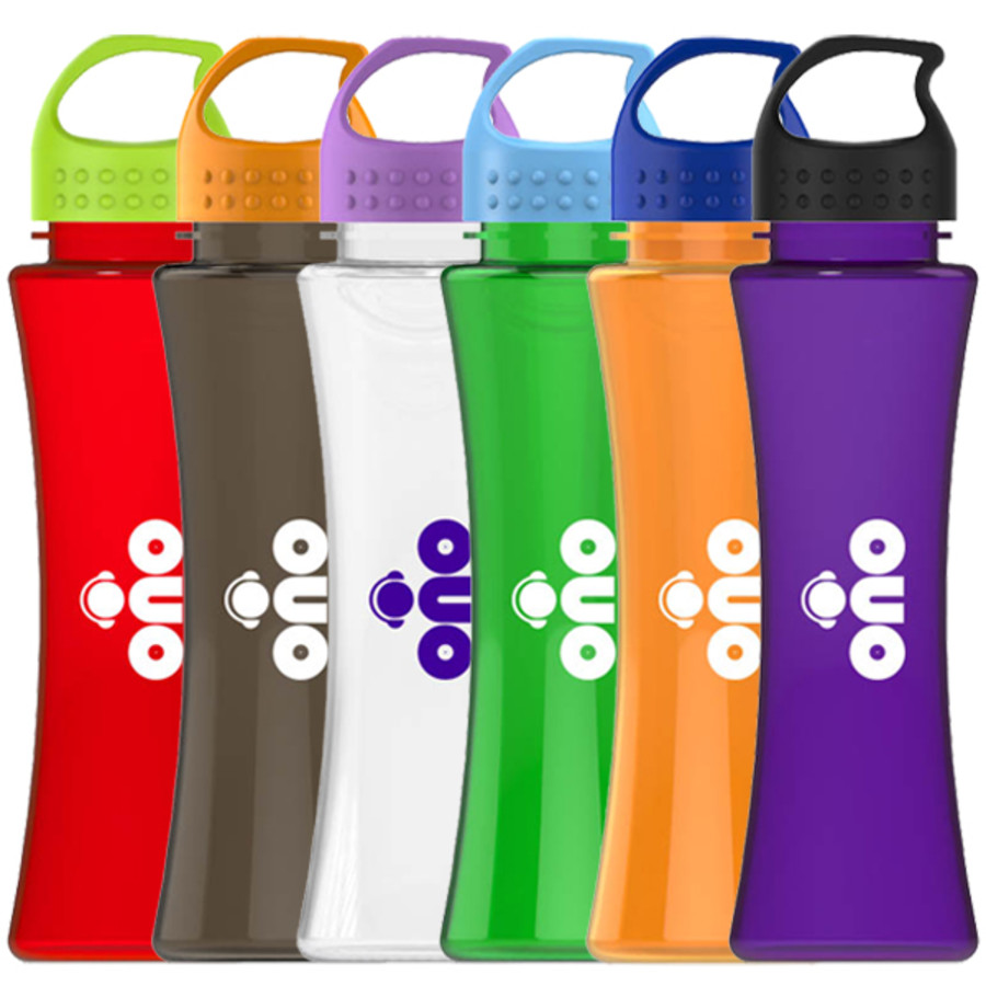 Printable Curve 17 oz. Tritan Bottle with Crest Lid