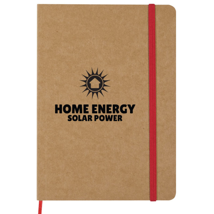 Promotional 5" x 7" Eco Inspired Strap Notebook