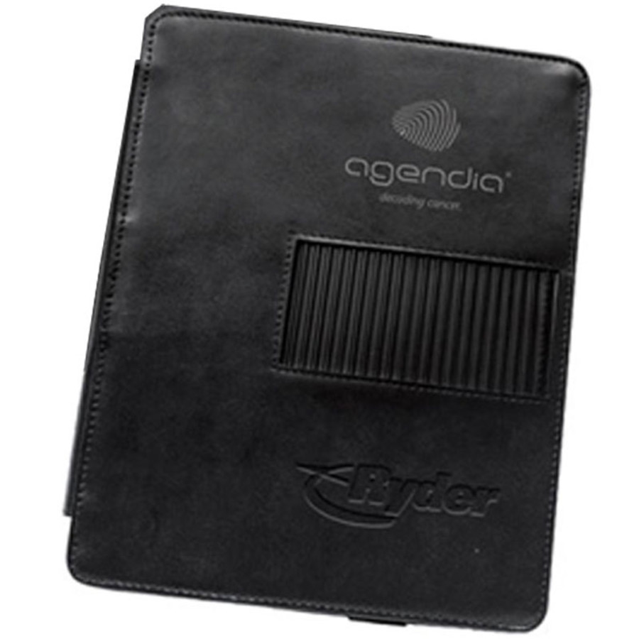 Sleek Leather Logo iPad Case