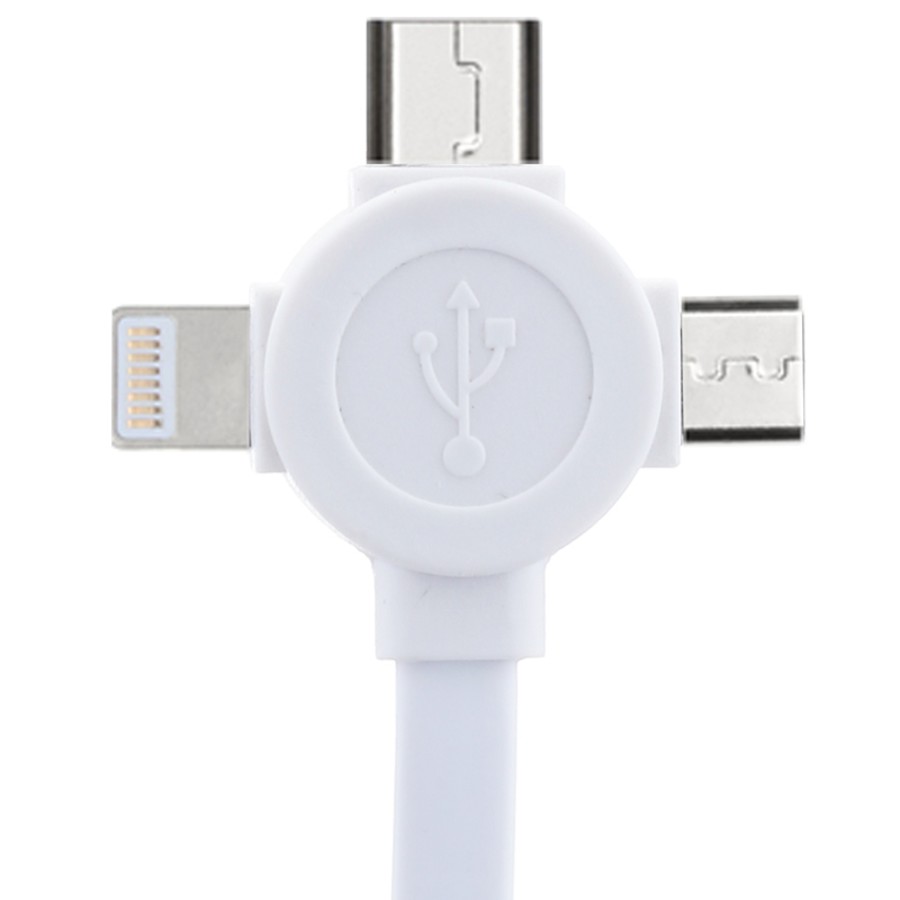 Retractable 3-in-1 Charger Cable