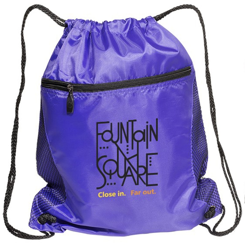 Mesh Drawstring Backpack | SilkLetter