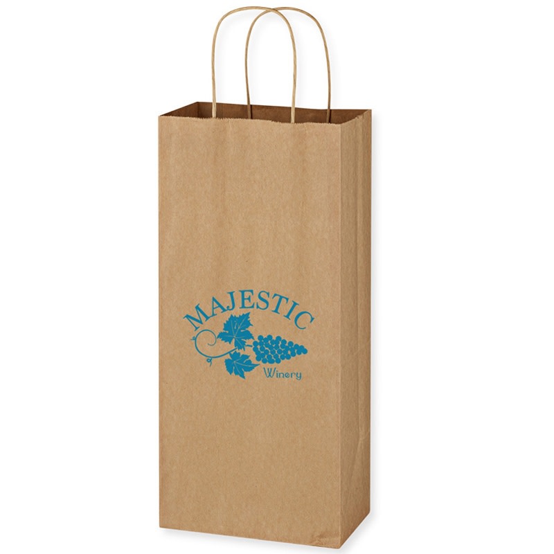 Download Kraft Paper Brown Wine Bag - 5.25" X 13" | SilkLetter