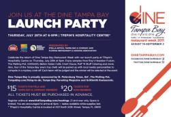 Dine Tampa Bay Launch Party Dine Tampa Bay Launch Party