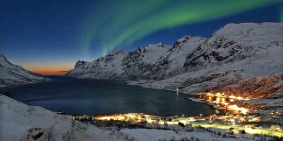 Northern Lights at Ersfjord - Ersfjordbotn Kystferie