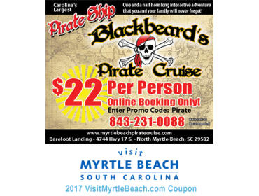 blackbeard's pirate cruise myrtle beach coupon