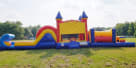 50ft InsideBarbie Obstacle Course Bouncy Castle