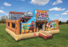 Side View Cowboy Bounce House Rentals