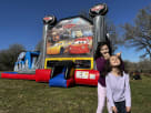 Cars EZ Bounce House Combo with Wet or Dry Slide Rentals