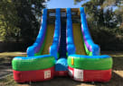 2 lane Inflatable Dry Slide