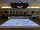 LED Illuminated dance floor rentals 