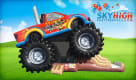 Monster Truck Inflatable Combo Jump
