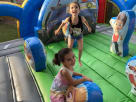 Kids playing in Paw Patrol Toddler Bounce House