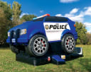Police Inflatable Bounce House with Slide